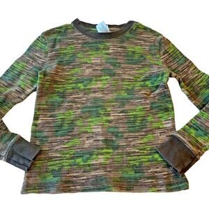 Cherokee Girl’s Long Sleeve Camouflage Thermal Shirt Kid’s Youth Size Small 6/7